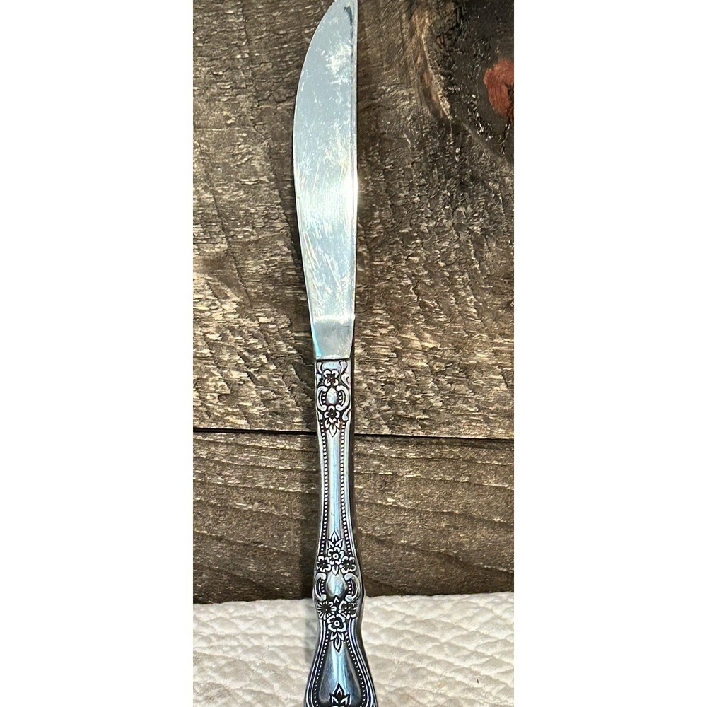 Stanley Roberts PRECIOUS ROSE Rogers‎ Stainless Flatware Korea Dinner Knife